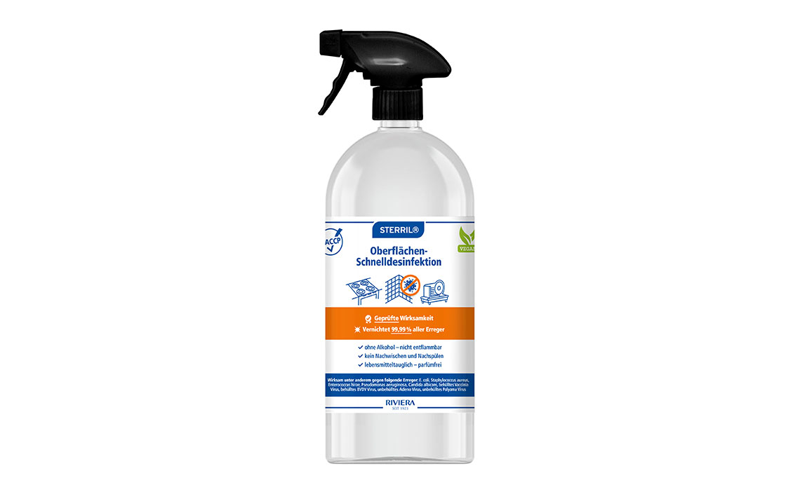 STERRIL quick surface disinfectant spray bottle Image